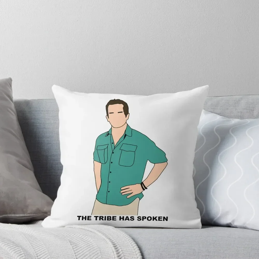 CBS Survivor Jeff Probst- The Tribe Has Spoken Throw Pillow Luxury Pillow Case luxury throw pillow covers