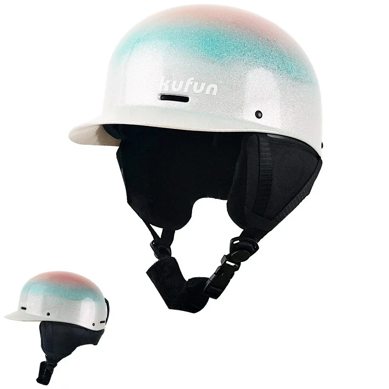 Capacete de segurança ultraleve para homens e mulheres, capacetes de esqui profissional, skate, motocicleta, snowmobile, alta qualidade, snowboard