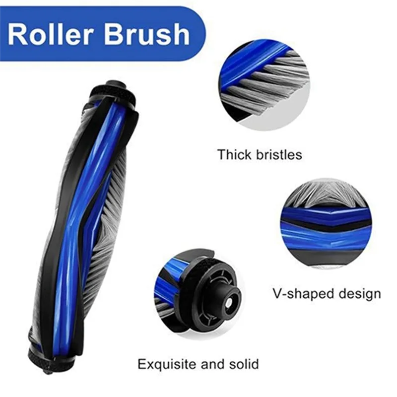 TCF-ملحقات لآلات الكنس ECOVACS X9 PRO/X9 PRO OMNI- 2 قطعة فرشاة رئيسية بديلة