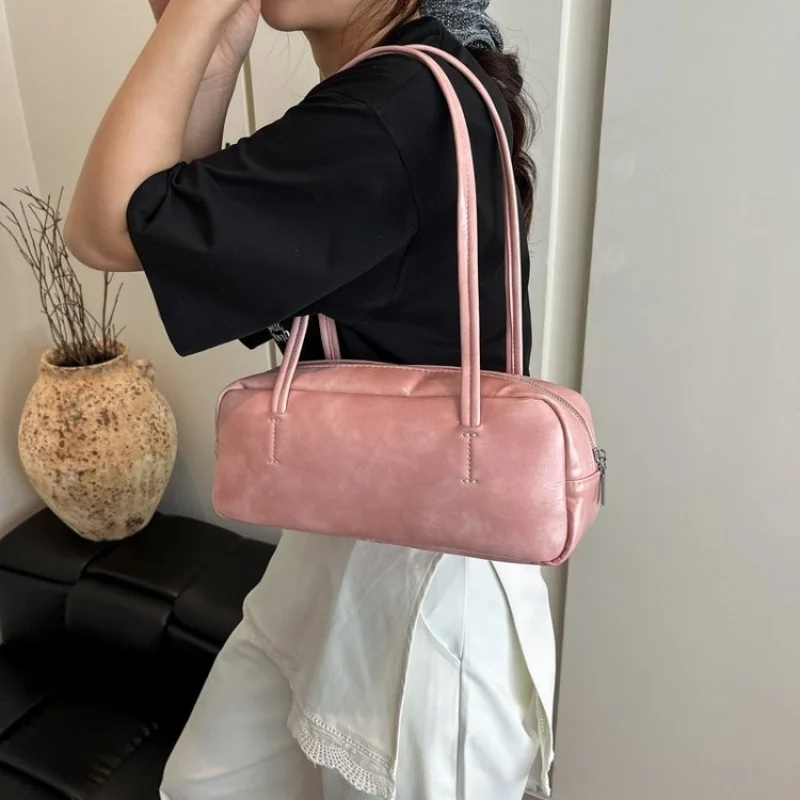 Шикарная модная женская кожаная сумка через плечо класса люкс 2025, знаменитая дизайнерская повседневная популярная классика ​