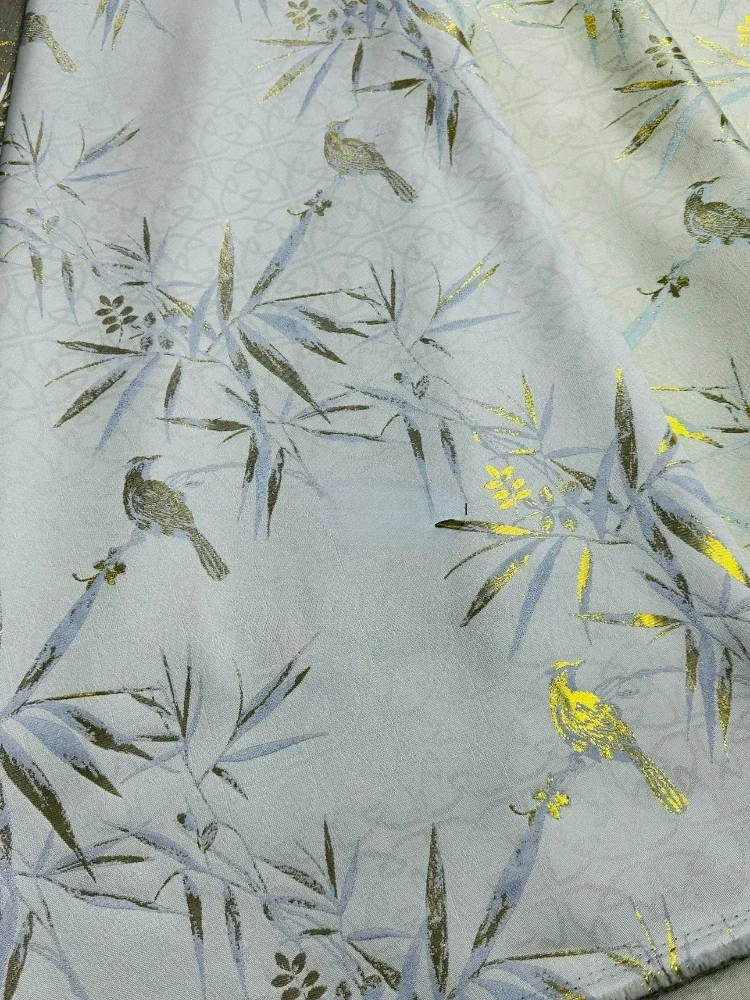 

Жаккардовая парчовая ткань для платья, модная домашняя одежда, оптовая продажа, ткань для шитья своими руками на метр, полиэстер