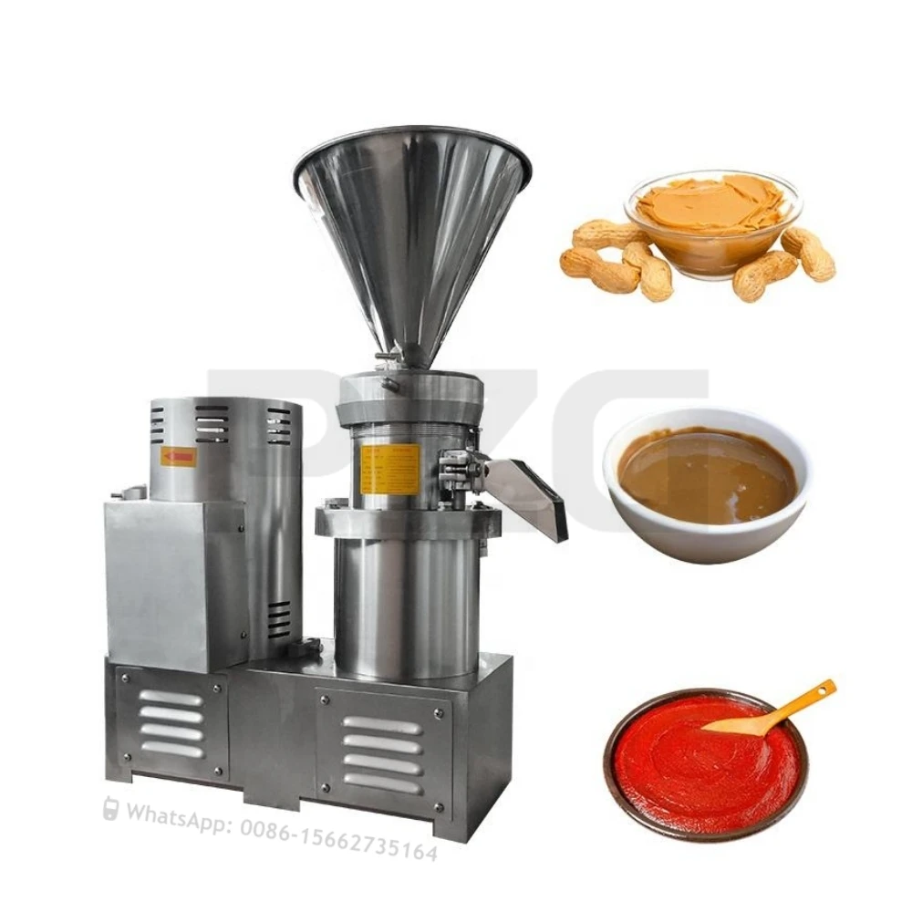 Stainless Steel Split Multifunctional Colloid Mill Industrial For Ketchup Chili Sauce Sesame Peanut Butter Making Machine