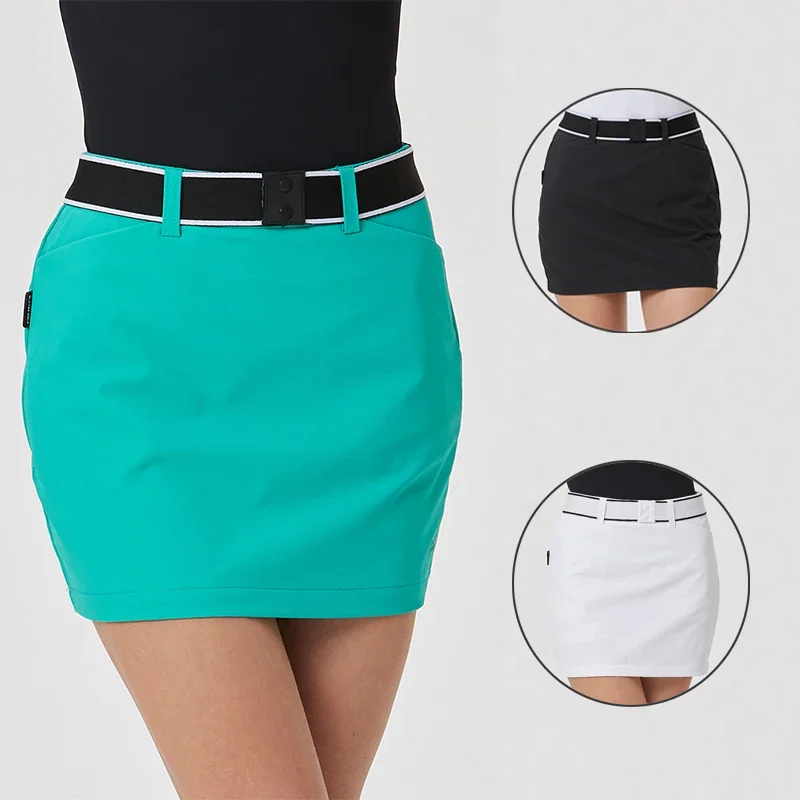 Blktee odzież golfowa damska spódnica ołówkowa damska wysokiej talii Slim-fit krótka spódniczka dziewczęce sportowe tenisowe Culottes z wewnętrznymi spodenkami