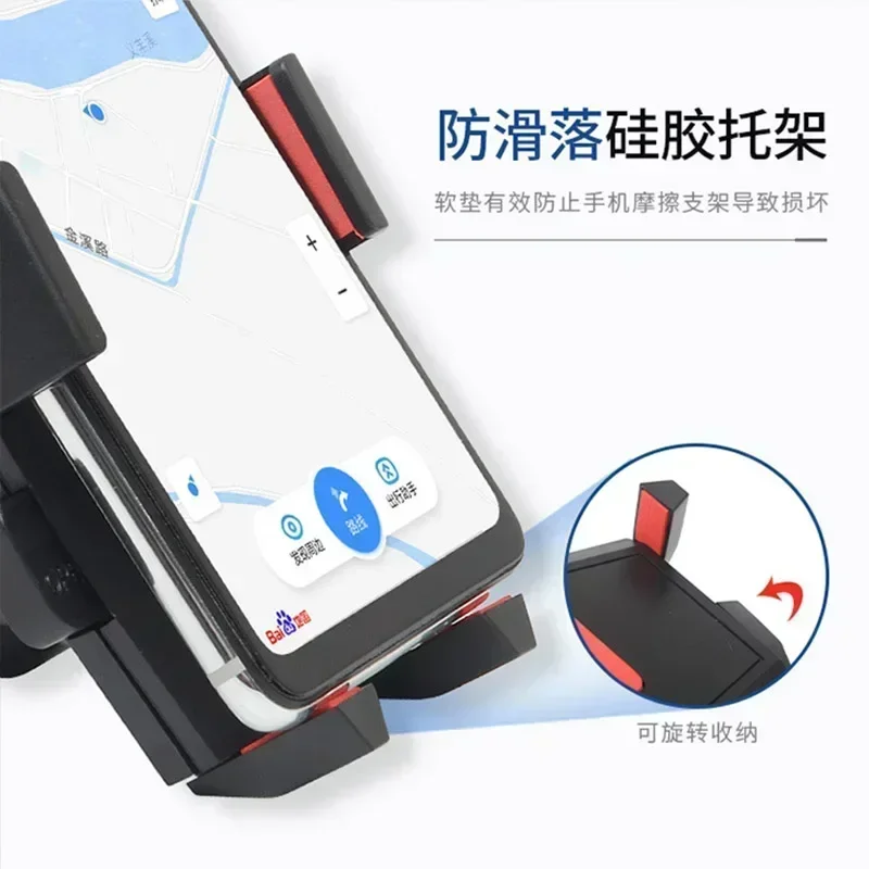 Car Phone Holder Bracket Mount Cup Holder Universal Car Suction Windshield Phone Locking Car-Accessories