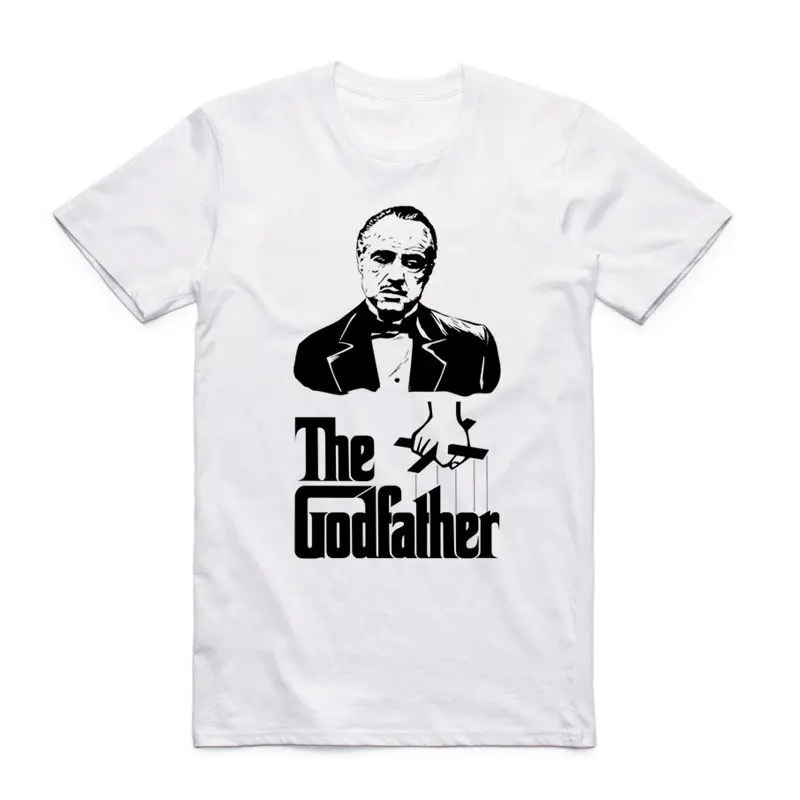 Men Print Famous Movie The Godfather Classic T Shirt O-Neck Short Sleeve Summer Casual T-shirt Camisetas Hombre HCP922