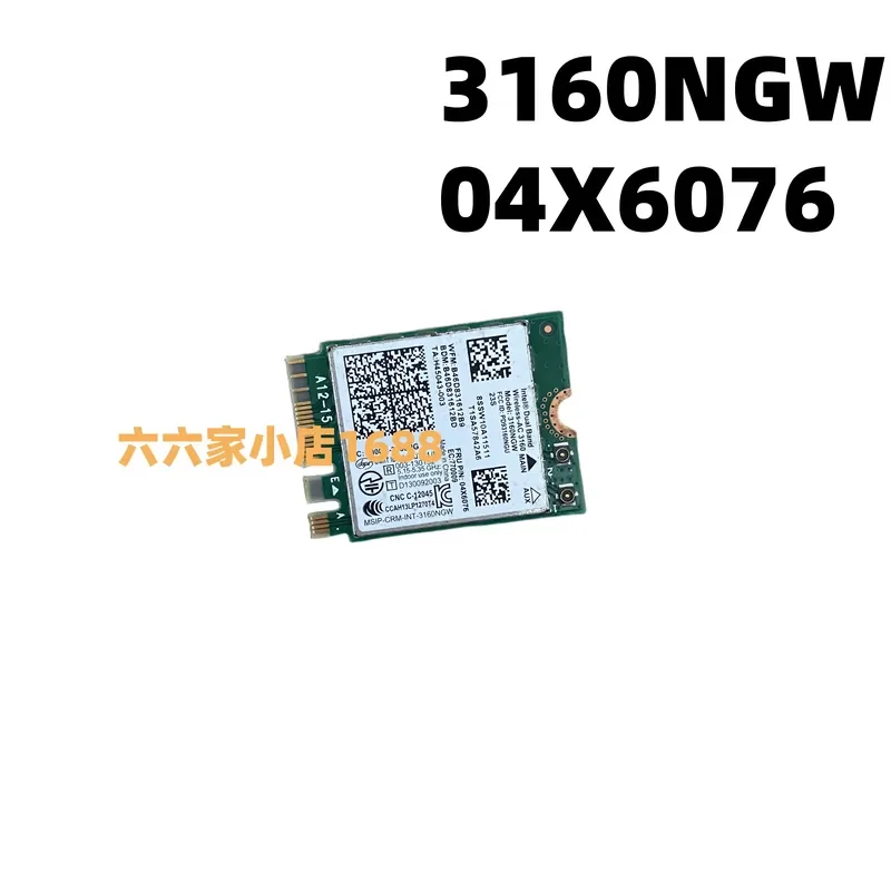 For Lenovo Yoga 3 14 Yoga 500 Wireless Network Interface Card 3160NGW 04X6076 WiFi Adapter