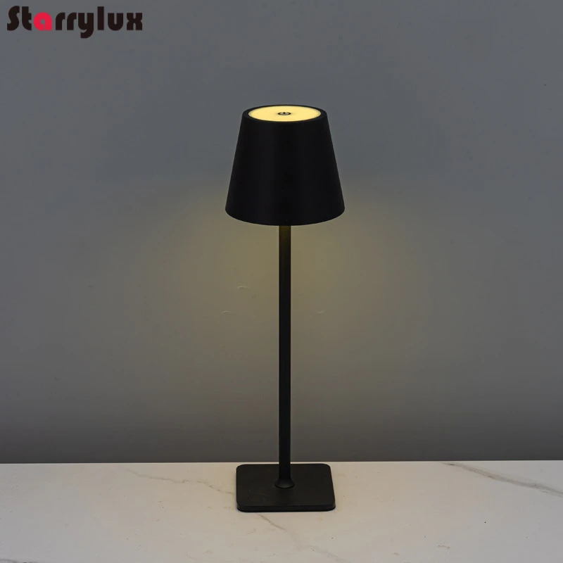 

USB Rechargeable Table Lamp Touch Dimming LED Ambient Light for Bar Camping Bedside Decoration Desktop