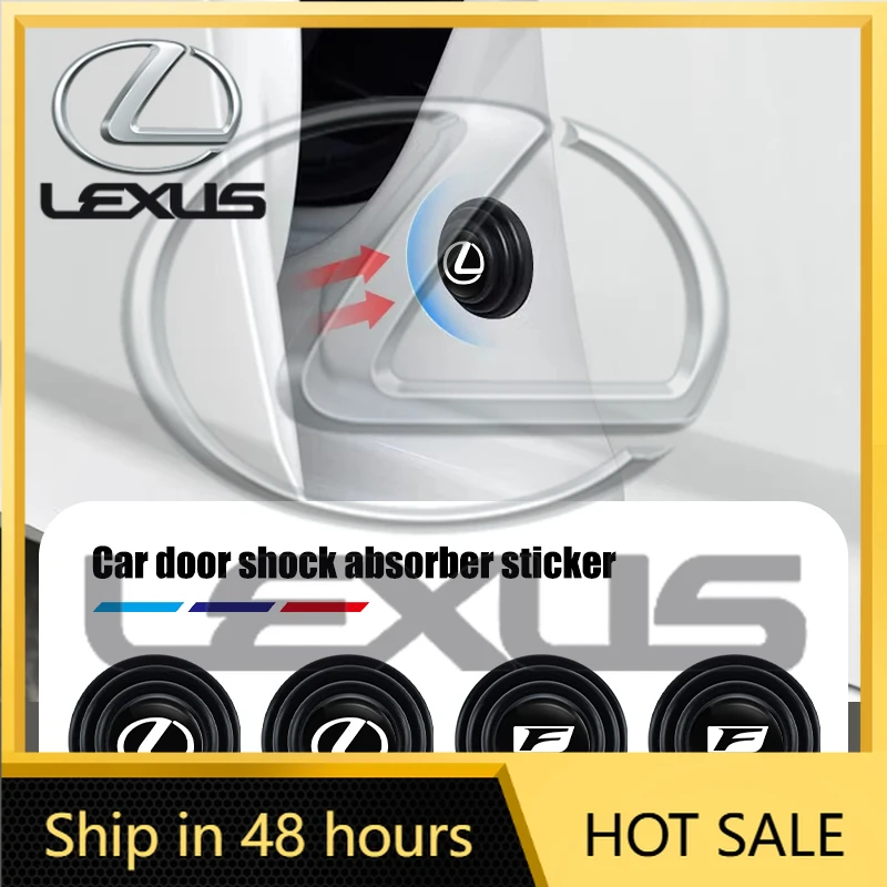 

2026 Hot Interior Stickers Car Door Shock Absorber Protection Sticker Accessories For Lexus F SPORT ES RX NX LS UX LM LX GX LC R