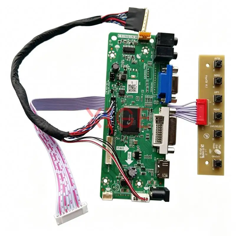 

For NT156WHM HT156WXB M156NWR2 HB156WX1 Controller Board Kit DIY 1366*768 1366x768 VGA DVI HDMI Laptop Monitor Panel LVDS 40-Pin
