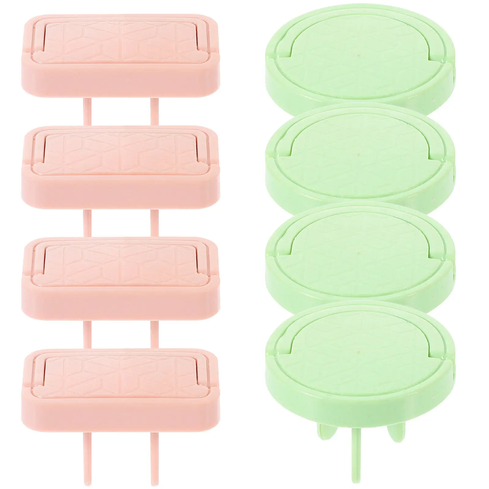 

8Pcs Electrical Leakage Protection Power Outlet Covers Baby Proofing Socket Covers Safe Insulating Home Outlet Safety Protection