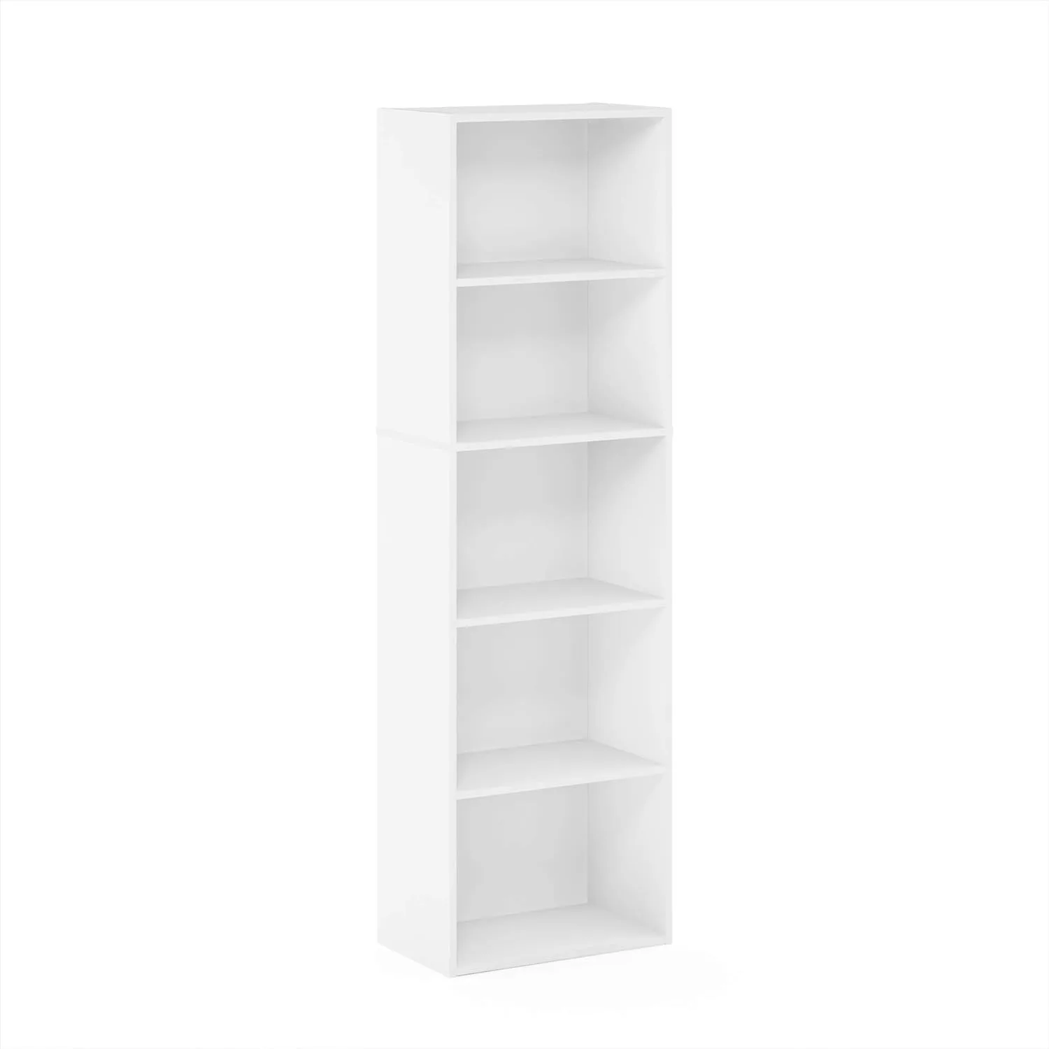 Bibliothèque/livre/rangement Furinno Luder, 5 niveaux, blanc