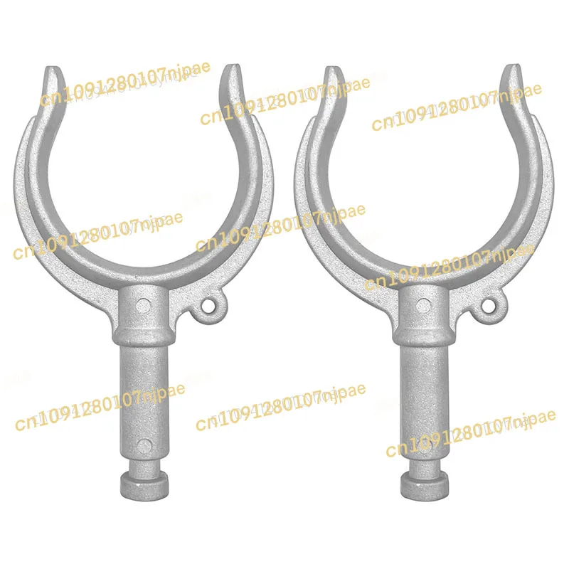 

2pcs Aluminum Oarlock Socket Rowlock Side Mount Line Bracket Boat Oar Support Holder