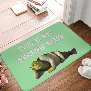 Shrek (2) Doormat Rug carpet Mat Footpad Polyester Non-slip Water oil proof Front Room Corridor Kitchen Bedroom balcony toilet