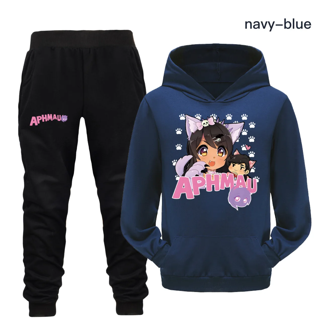 

APHMAU Clothes Teenager Kids Cartoon Lycan Aaron Hoodies+pants 2pcs Set Toddler Girls Outfits Boys Tracksuit Children's Clothing
