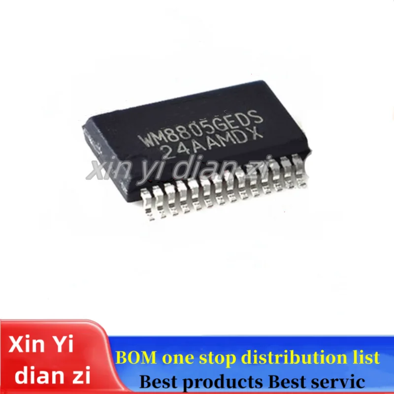 1 pçs/lote WM8805GEDS WM8805 SOP-28 Interface Digital Transceptor ic chips em estoque