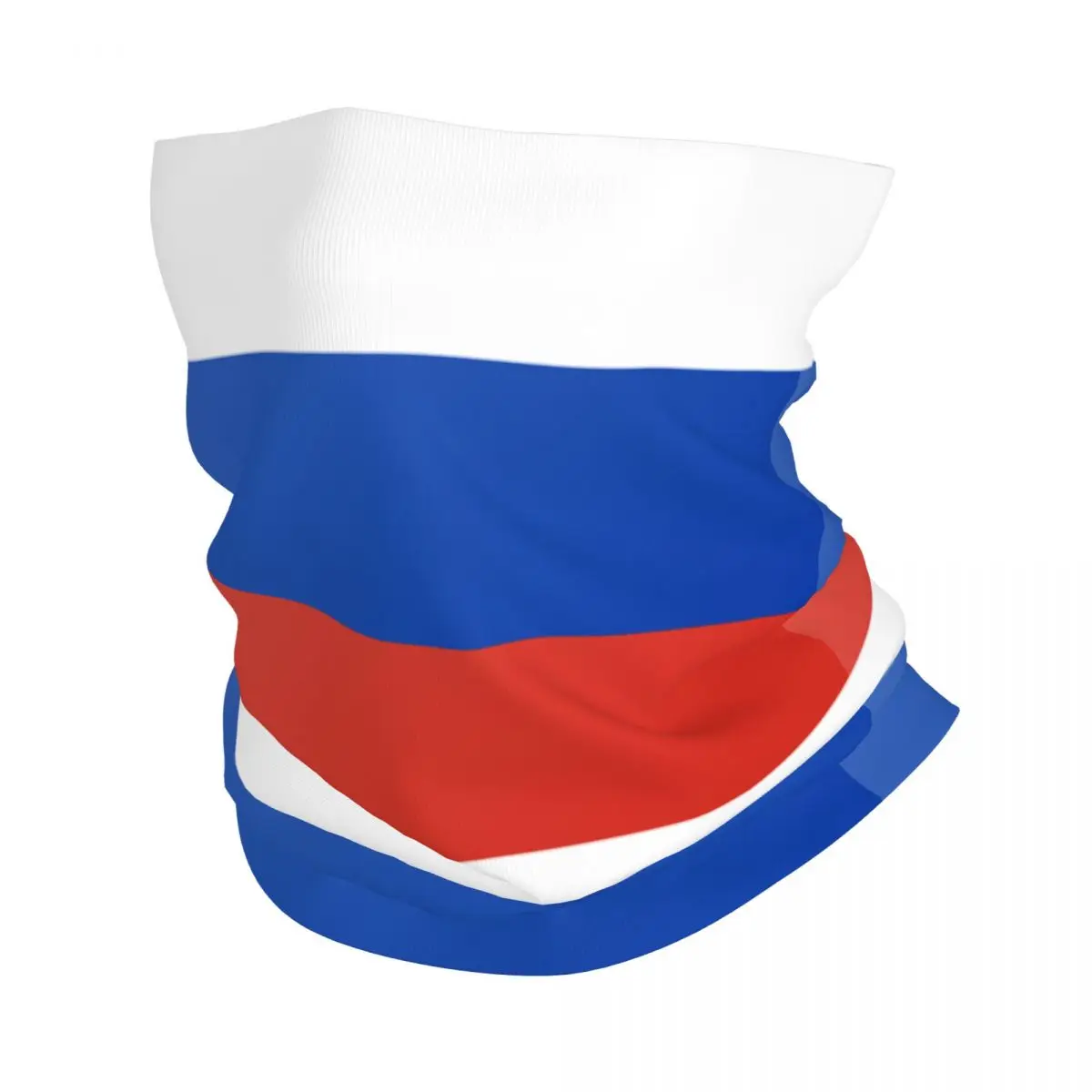 

Russia Flag Bandana Neck Cover Printed Russian Wrap Scarf Multi-use Balaclava Outdoor Sports for Men Women Adult Washable