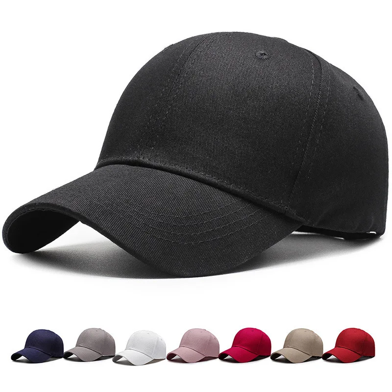 

Women New XXXL Cap Big Head Circumference Small Hard Top Baseball Hat Fashion Wide Brim Face Suitable Deepening Duck men M627