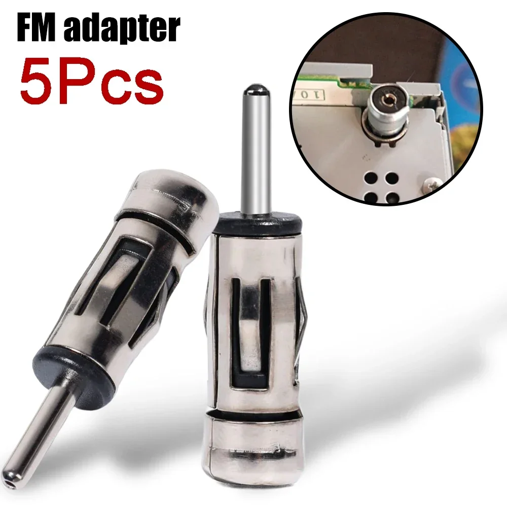 5-1Pcs Car FM Antenna Adapter Replacement Auto Vehicles Radio Stereo ISO to Din Aerial Antenna Converter 3.2mm to 2.3mm Adapters