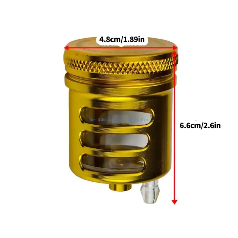y9uc سهلة التركيب دراجة نارية الفرامل السائل السوائل استبدال كوب زيت #6