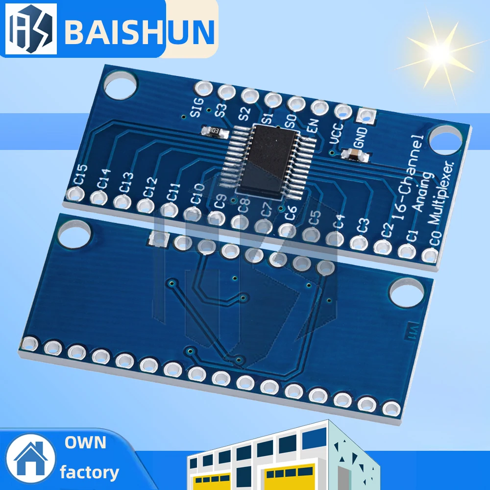 

1PCS /5PCS/10PCS CD74HC4067 74HC4067 16-Channel Analog Digital Multiplexer Breakout Board Module