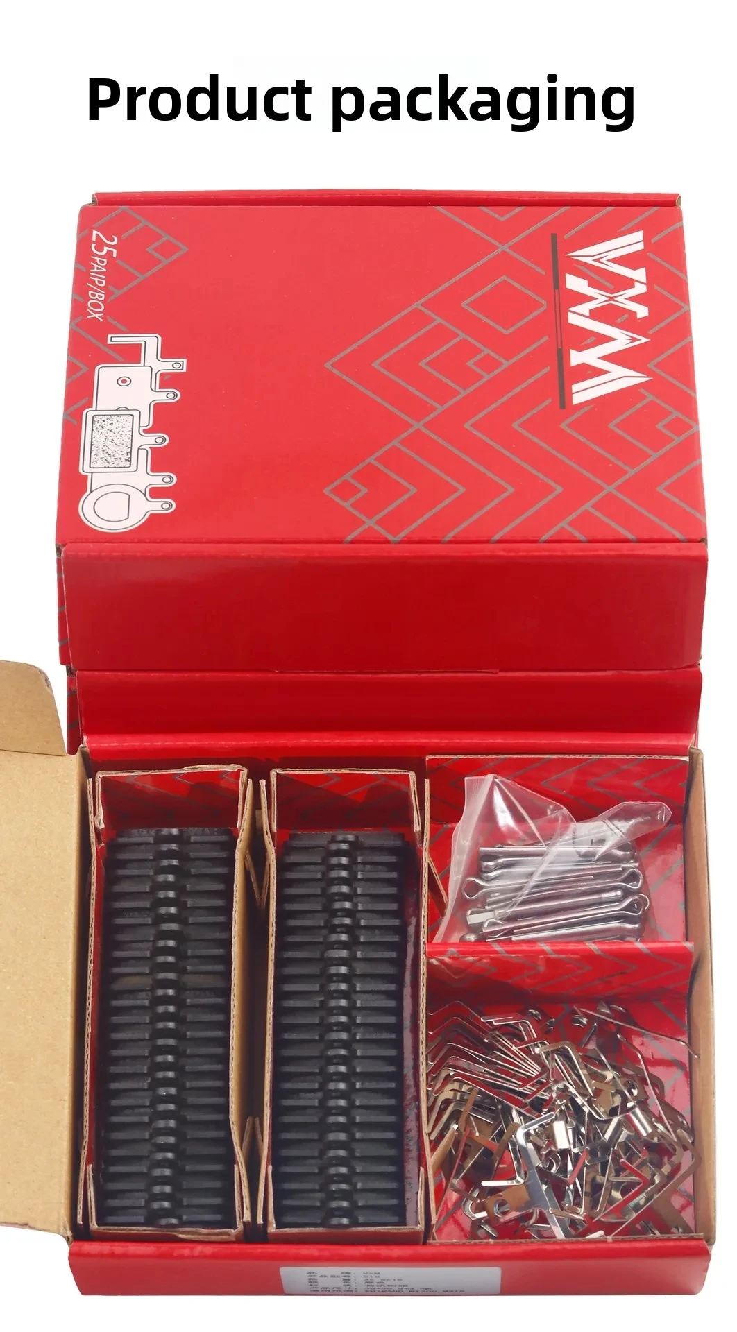 

Смола волокна для горного велосипеда для изготовления масляных дисков, дисковых тормозов, тормозных колодок, тормозных колодок, 25 пар велосипедных тормозных колодок Запчасти для велосипеда