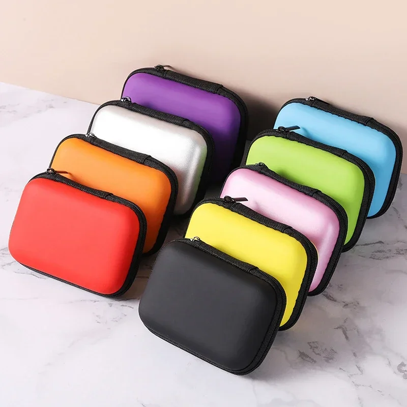 Sundries Travel Storage Bag Charging Case for Earphone Package Zipper Bag Portable Travel Cable Organizer Electronics Cosmetic