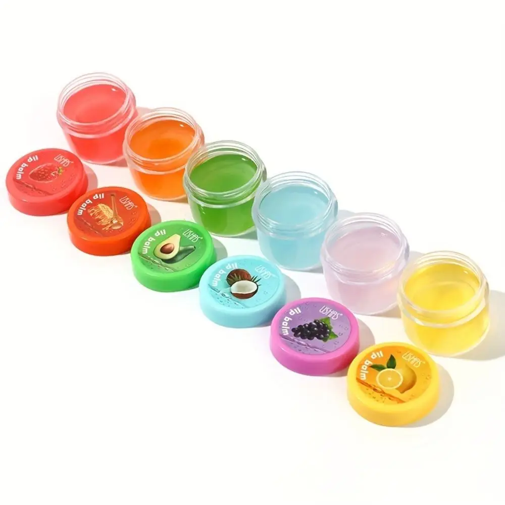 Deep Nourishing Fruit Flavored Lip Balm Long Lasting Hydrating Moisturizing Sleeping Lip Mask Fade Lip Lines Exfoliation