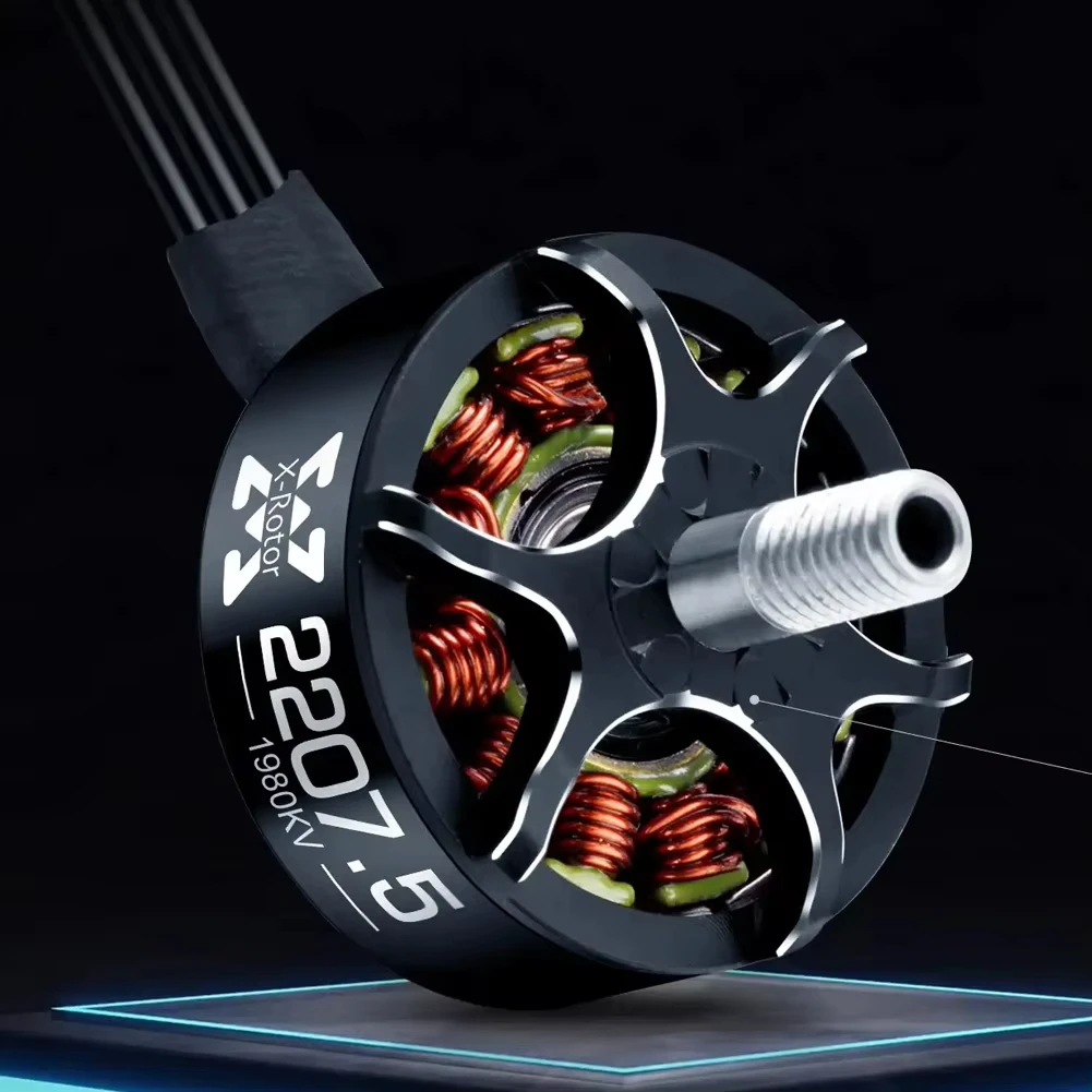 4pcs Hobbywing XRotor 2207.5 1780KV 1980KV 4~6S Lipo Brushless Motor 5mm Shaft Suitable 5inch Flower Fly Traversing Drone