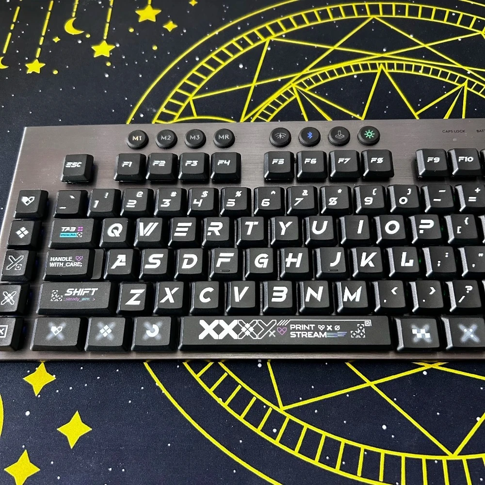PBT Material G915 Keycap Set Is Suitable for Logitech  G815/G915/TKL Keyboard Without Fading and Oil