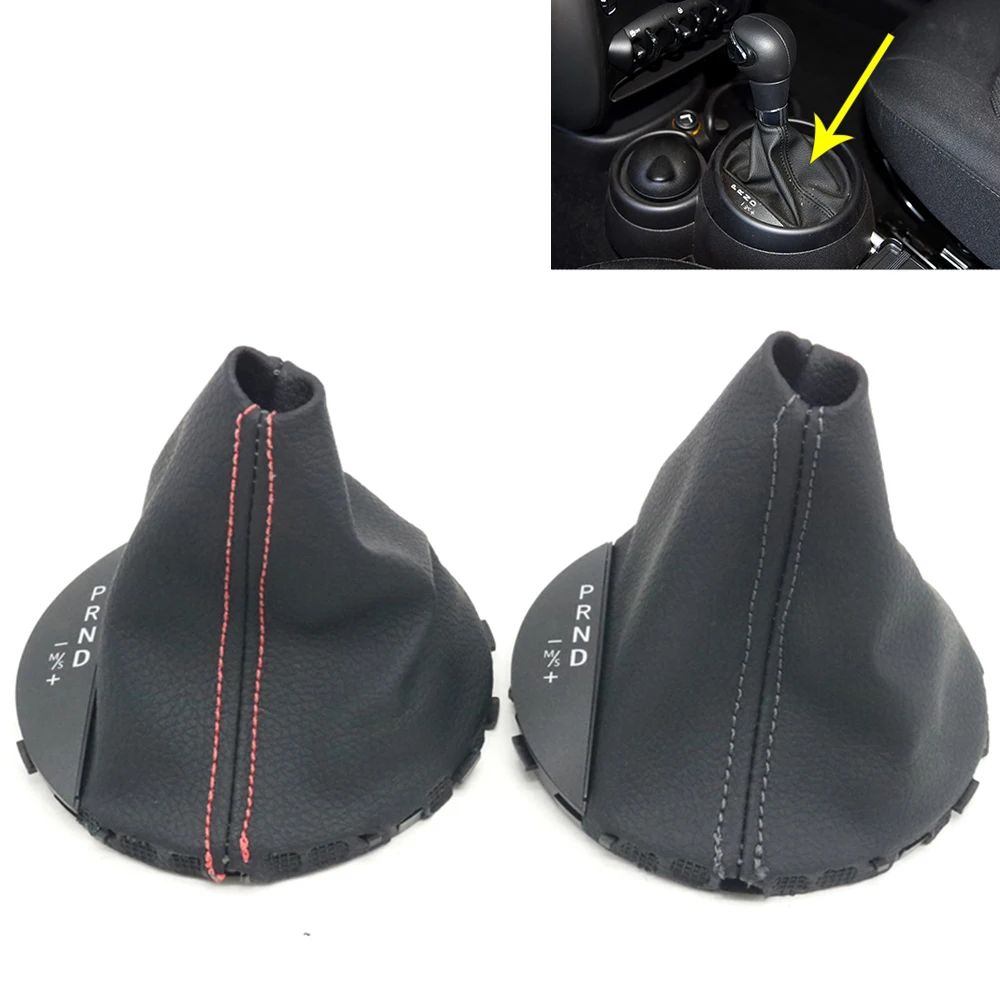 

For BMW MINI PACEMAN R61 11-15 Cooper Countryman R60 09-16 Microfiber Leather Auto Gear Gaiter Shift Collar Boot Dust Cover