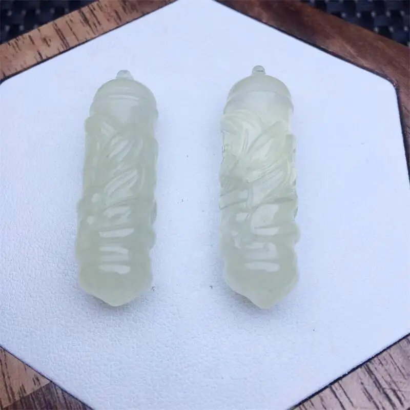 天然シトリンの木の妖精のライティングブラシ,男性と女性のための再ikiの彫刻,ミネラルジュエリー,ヒーリングストーン,装飾ジュエリー,37.8mm, 2個