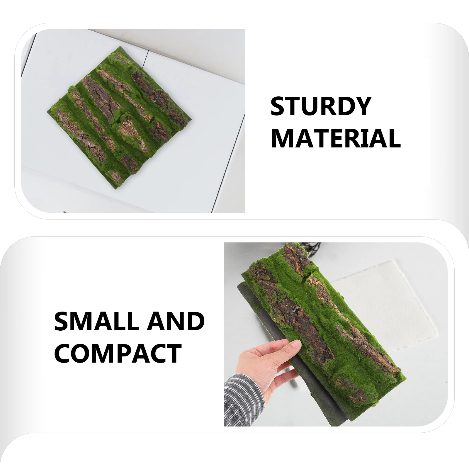 محاكاة النباح خلفية لوحة الزخرفية حوض للأسماك خزان السلاحف قفص الزواحف النباح الاصطناعي المناظر الطبيعية #1