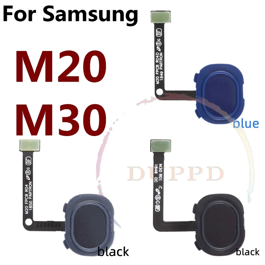 NEW Power Home Button Menu Return Key Fingerprint Touch ID Recognition Sensor Flex Cable For Samsung M20 M30 M30s M31 M31s