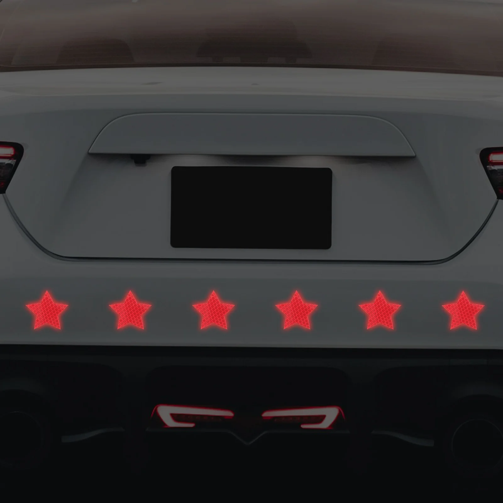 

10Pcs Reflective Warning Stickers Collision Prevention Night Glow for Cars Bicycle Motorcycle Reflective Safety Tape