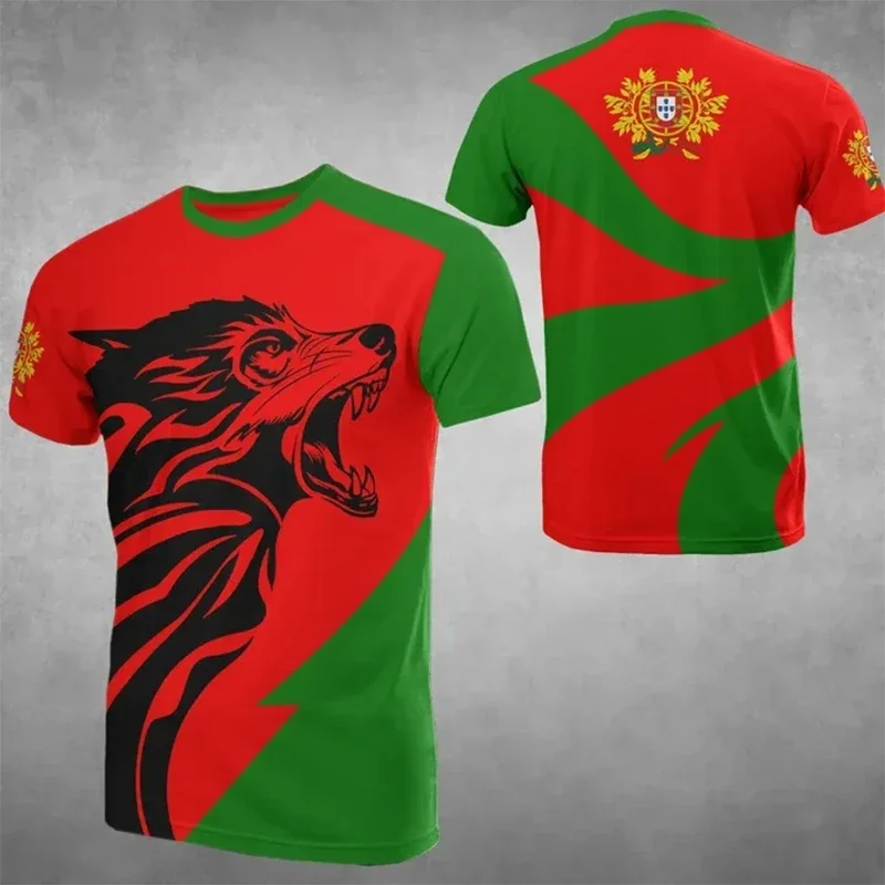 New Women Men's T-shirt Portugal 3D T-shirt Nation Flag Sport T-shirts Clothes For Men Women Ronaldoes