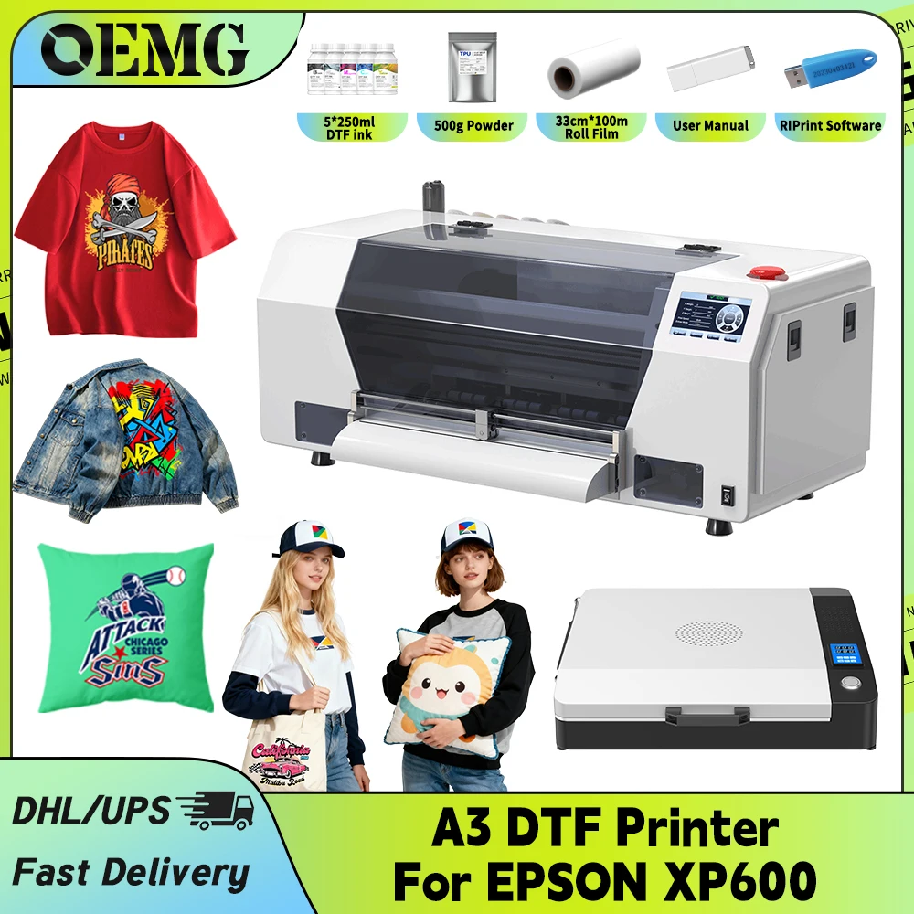 

A3 A3+ DTF Printer For EPSON XP600 Printer 13Inch DTF Printing Machine Textile DTF Printer A3 DTF Impresora For T-shirt Printing