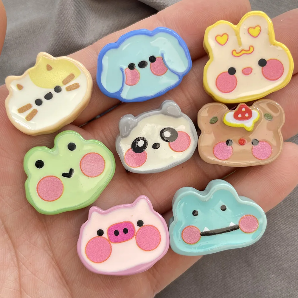 

MINISO Cute Animal Cartoon Resin PVC Charm Shoes Accessories Garden Shoes Clogs Sandals DIY Decoration Birthday Party Gifts