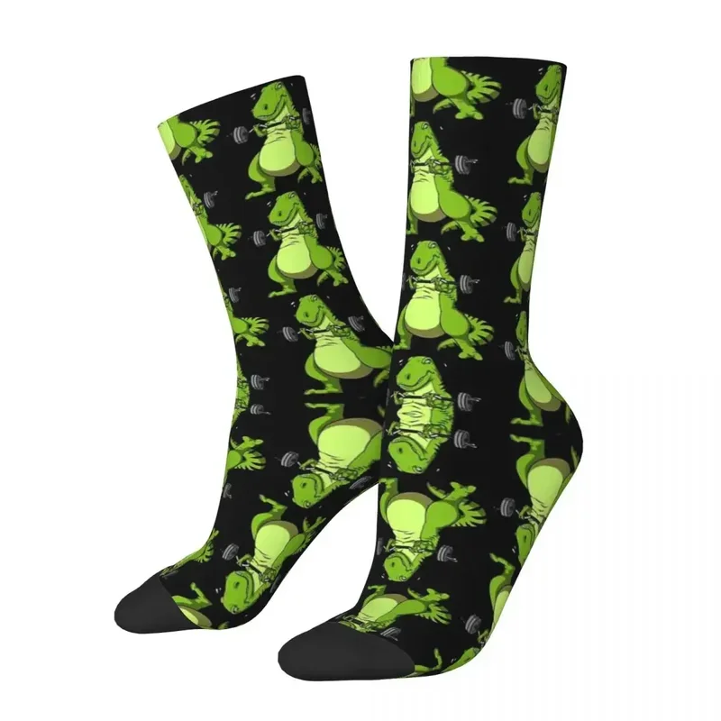 Y2K T-Rex Dinosaur Fitness Harajuku High Quality Stockings All Season Long Socks Accessories For Unisex Gifts