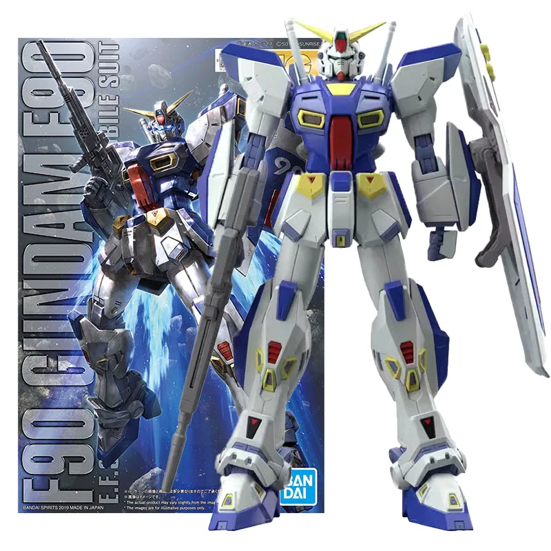 

Bandai Genuine Gundam Model Kit Anime Figure MG 1/100 F90 AtoZ PRO JECT Collection Gunpla Anime Action Figure Toys for Children