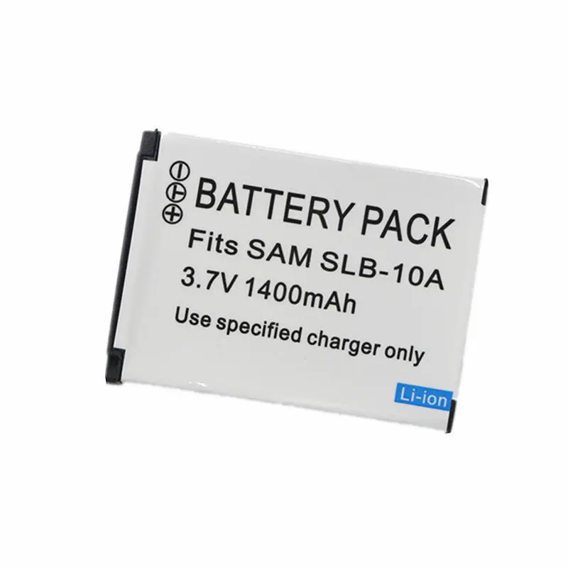 Camera Battery or Charger for Samsung SLB-10A ES50 EX2F IT100 L100 SL102 SL202 SL310 TL9 M100 NV9 P800 WB150F HMX-U10 HZ10W