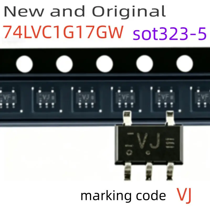 74Lvc1G17Gw Sot353 Single Schmitt Trigger Buffer Marking Code Vj