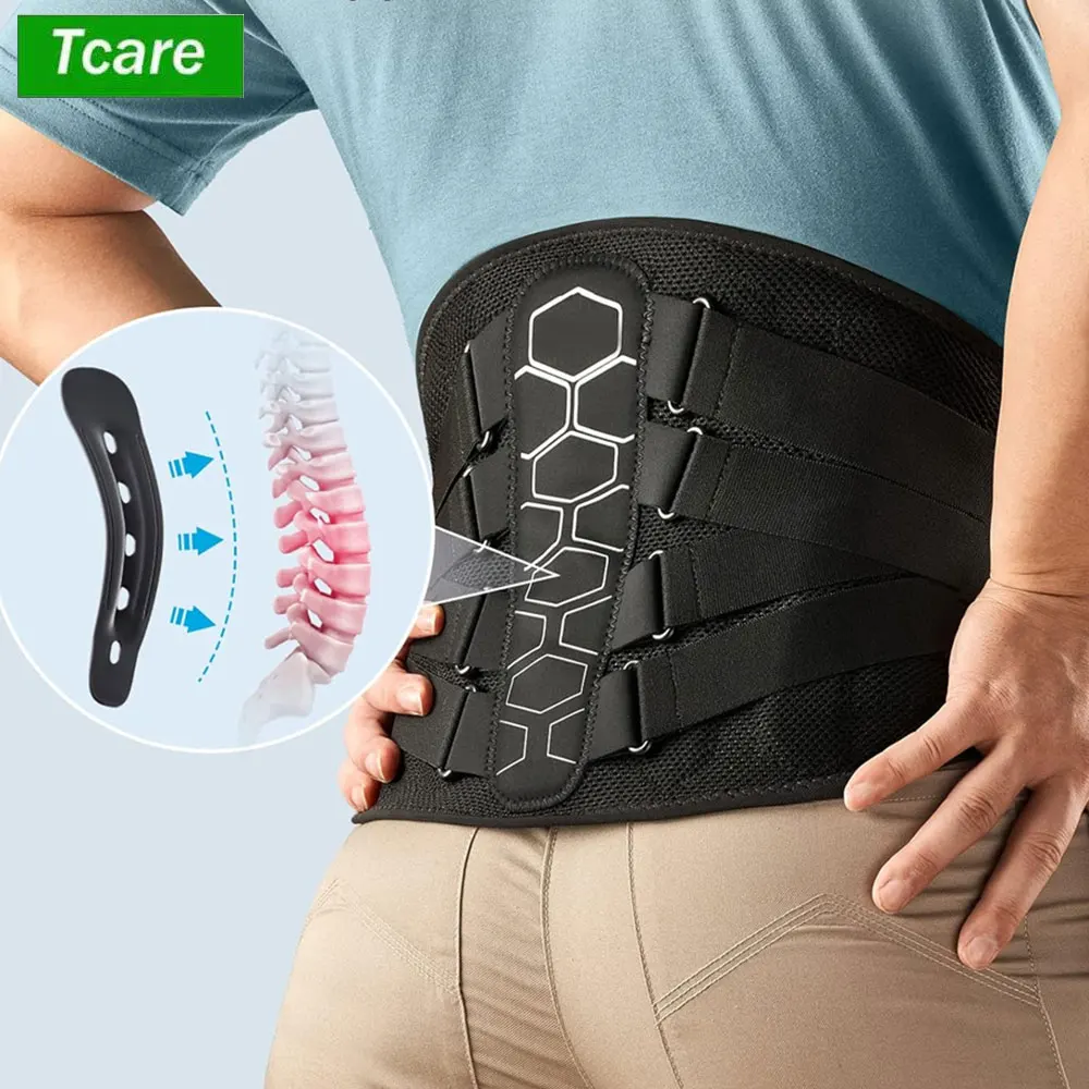 Back Brace for Lower Back Pain, Sciatica, Herniated Disc, Scoliosis, Back Support Belt with Soft Pad, Lightweight Lumbar Support