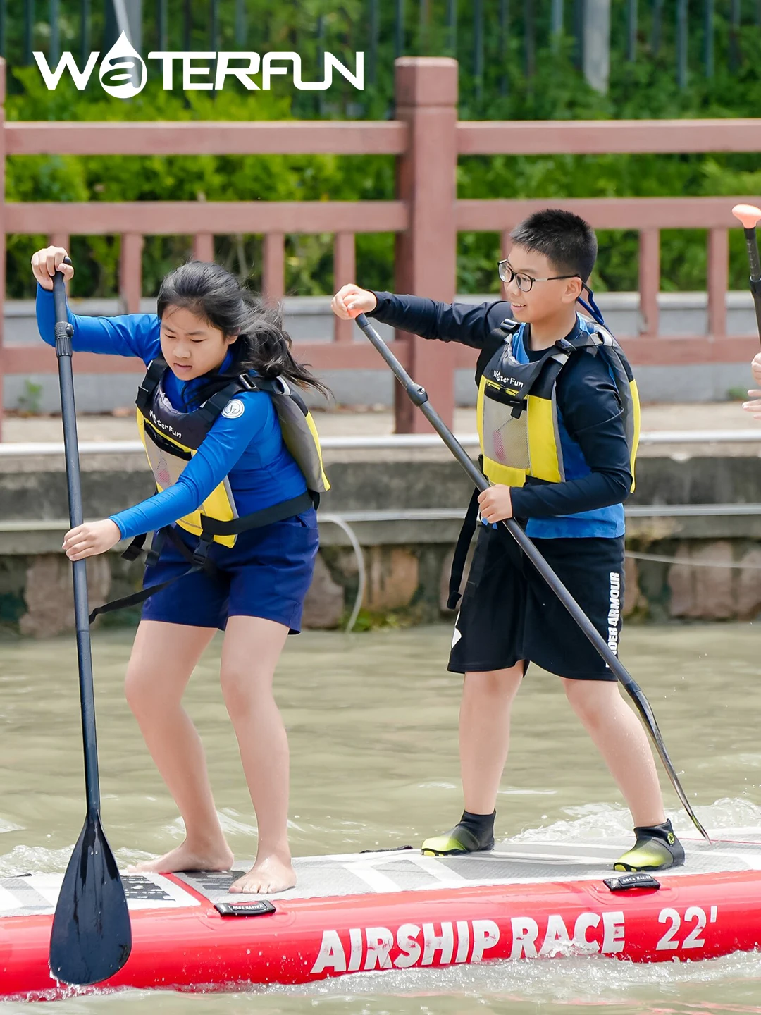 waterfun-sports-life-jacket-lightweight-compact-outdoor-youth-surfing-water-skiing-paddling-vest-multi-color-children-teens