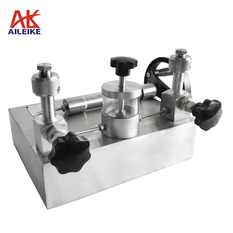 

AILEIKE ALKT801 Hydraulic Oil Water Pressure Gauge 600bar Calibration Testing Verification Device Pressure Measuring Instruments