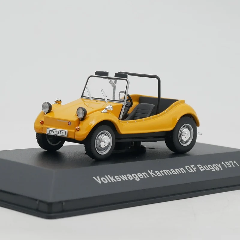 Diecast Ixo 1:43 Scale VW Karmann GF Buggy 1971 Alloy Car Model Collectible Toy Gift Souvenir Display Ornament