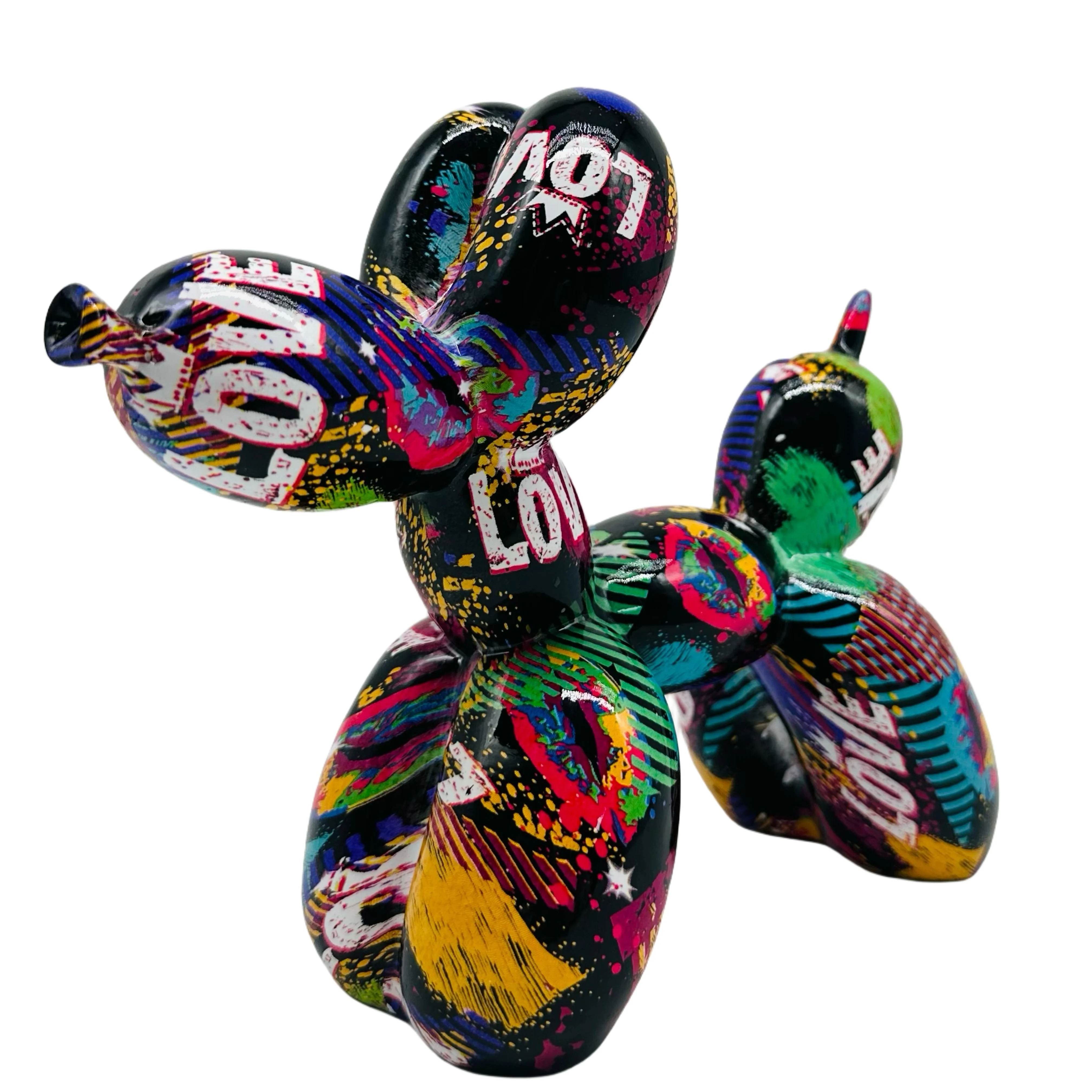 LOVE Balloon Dog Statue 2