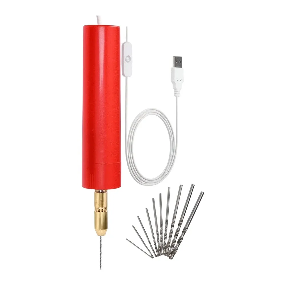 Jewelry Rotary Tool for mini Electric Drill DIY Resin Projects Aluminium Electric Drill Compact Handheld Aluminium Housing