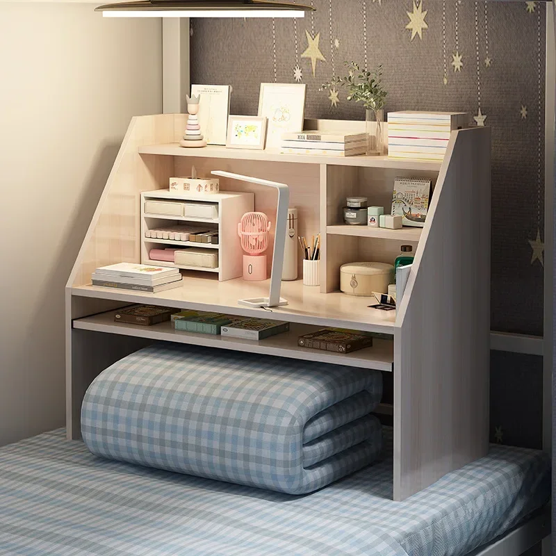 College student dormitory artifact bed desk writing desk upper and lower bunk lazy computer desk Durable