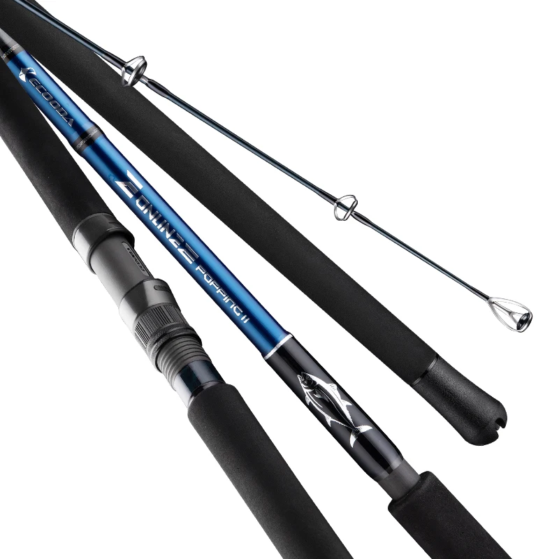 

ECOODA Online E Series II EEPR II Tuna Rod 25KG Drag Power Big Game Fishing Rod 60g-200g Lure Popping Rod