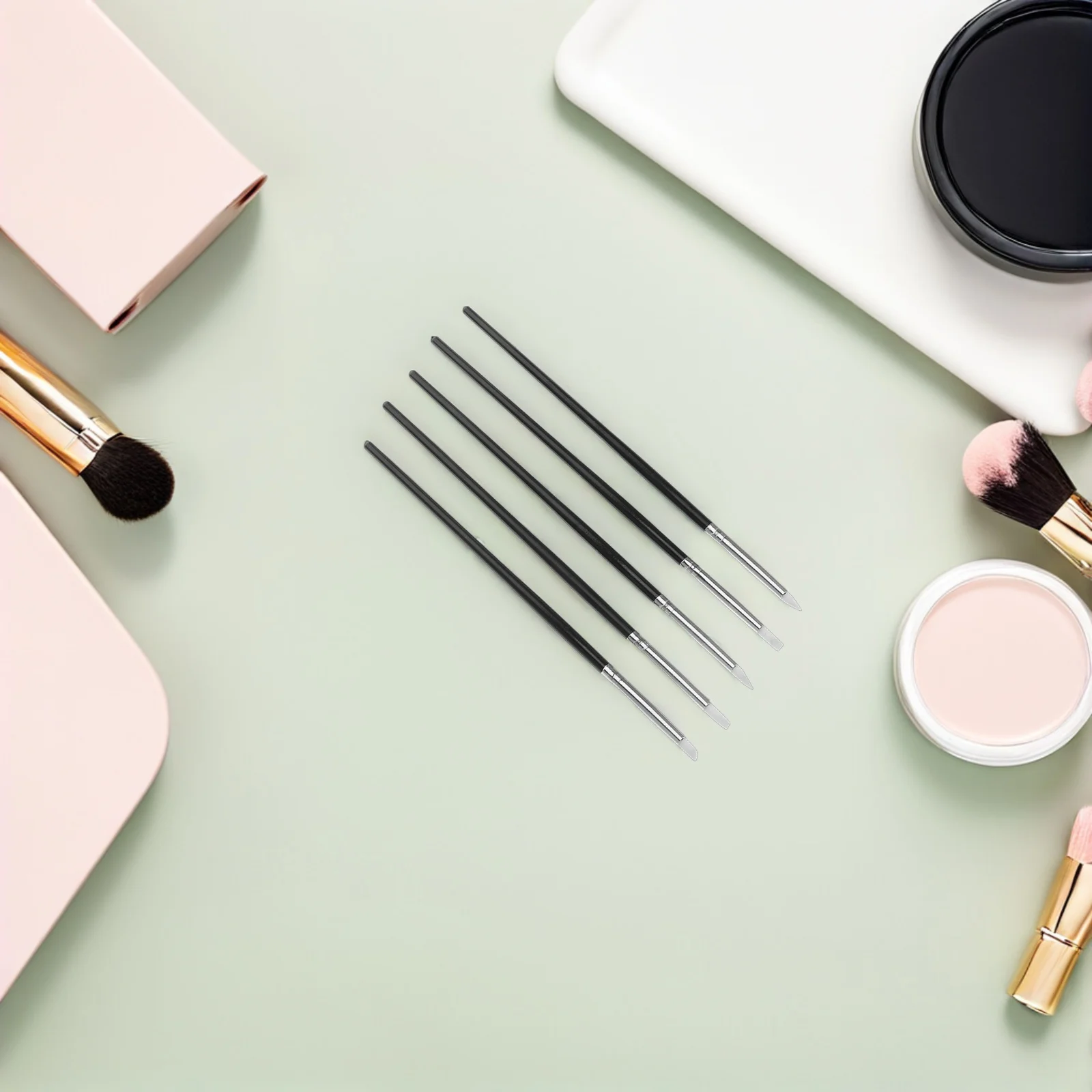 25개 아트 브러쉬 실리콘 팁 조각 펜, 호일 엠보싱, 도트, DIY 매니큐어, 레진 네일 도구, 네일 아트 펜